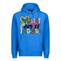 True Royal my first day of 1st grade Premium Hoodie - NancyCooperArtShop