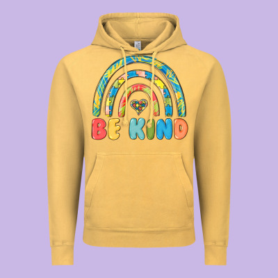 Vintage Hoodie be kind autism