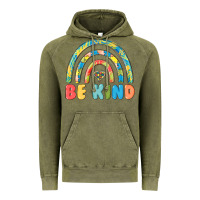 Vintage Olive be kind autism Vintage Hoodie - MaliasSmallBusiness