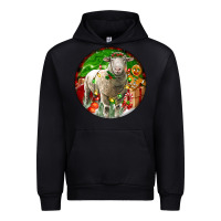 Black christmas dorset sheep Urban Hoodie - LillyAllenDesigns