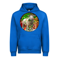 Cobalt christmas dorset sheep Urban Hoodie - LillyAllenDesigns