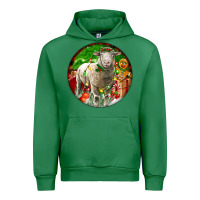 Emerald christmas dorset sheep Urban Hoodie - LillyAllenDesigns