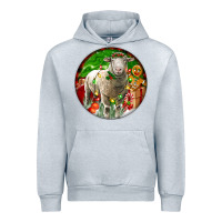 Heather Grey christmas dorset sheep Urban Hoodie - LillyAllenDesigns