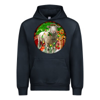 Navy christmas dorset sheep Urban Hoodie - LillyAllenDesigns