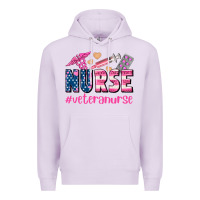 Lilac veteran nurse Premium Hoodie - AdoDesignShop