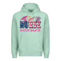Seafoam veteran nurse Premium Hoodie - AdoDesignShop