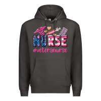 Smoke veteran nurse Premium Hoodie - AdoDesignShop
