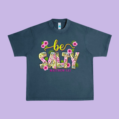 Summer Be Salty Matthew 5 13 Urban Heavy Tee Designed By Texasbilliewilder