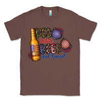 Chestnut red white beer and boozed Classic Tee - CowhideDigitalArt