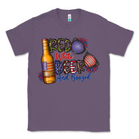 Lavender red white beer and boozed Classic Tee - CowhideDigitalArt