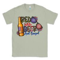 Matcha red white beer and boozed Classic Tee - CowhideDigitalArt