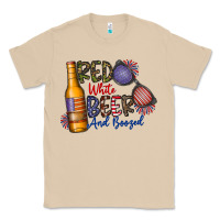 Mushroom red white beer and boozed Classic Tee - CowhideDigitalArt