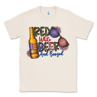 Natural red white beer and boozed Classic Tee - CowhideDigitalArt