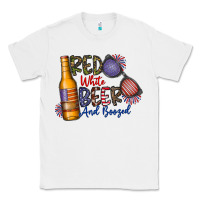 White red white beer and boozed Classic Tee - CowhideDigitalArt