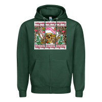 Sports Green pink skeleton  christmas Zipper Hoodie - AdoDesignShop