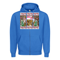 True Royal pink skeleton  christmas Zipper Hoodie - AdoDesignShop