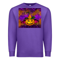 Purple halloween jack o'lantern tumbler Premium Sweatshirt - Jasminsmagicworld
