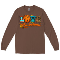 Chestnut love basketball Long Sleeve Tee - HRA Design Shop