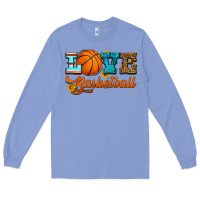 Colony Blue love basketball Long Sleeve Tee - HRA Design Shop