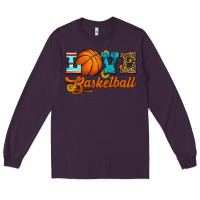 Plum love basketball Long Sleeve Tee - HRA Design Shop