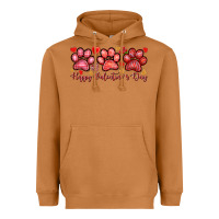 Meerkat happy valentines day paws Heavyweight Hoodie - NancyCooperArtShop