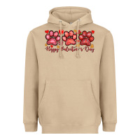 Mushroom happy valentines day paws Heavyweight Hoodie - NancyCooperArtShop