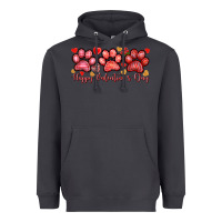 Smoke happy valentines day paws Heavyweight Hoodie - NancyCooperArtShop