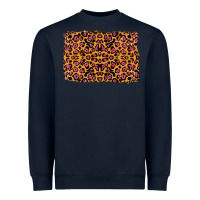 Navy leopard glitter background Heavyweight Sweatshirt - RanaPortraitStore