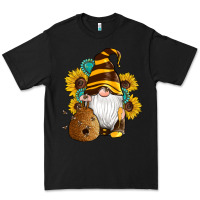 Black western bee gnomes beehive honey sunflowers gemstone Premium Tee - Artiststas