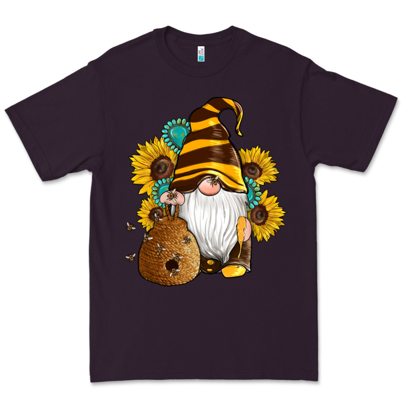 Western Bee Gnomes Beehive Honey Sunflowers Gemstone Premium Tee by Artiststas | Teevron