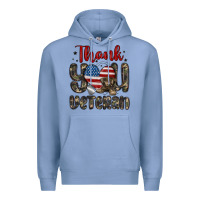 Colony Blue thank you veteran Premium Hoodie - MaliasSmallBusiness