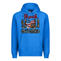 True Royal thank you veteran Premium Hoodie - MaliasSmallBusiness