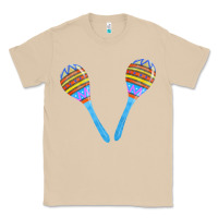 Mushroom blue maracas Classic Tee - FaDigitalArtStudio