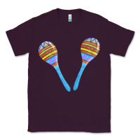 Plum blue maracas Classic Tee - FaDigitalArtStudio
