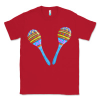 Red blue maracas Classic Tee - FaDigitalArtStudio
