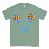 Sage blue maracas Classic Tee - FaDigitalArtStudio
