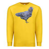 Lemon Ameraucana Chicken Premium Sweatshirt - LillyAllenDesigns