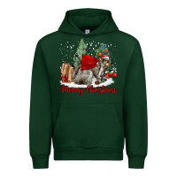 Foreset Green Merry Christmas Gray Squirrel Urban Hoodie - LillyAllenDesigns