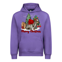 Tulip Merry Christmas Gray Squirrel Urban Hoodie - LillyAllenDesigns
