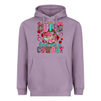 Lavender cupid find me a cowboy Heavyweight Hoodie - NancyCooperArtShop