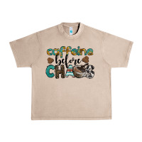 French Oak western caffeine before chaos Urban Heavy Tee - BarkalooDesign