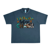 Midnight Navy western caffeine before chaos Urban Heavy Tee - BarkalooDesign
