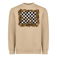 Mushroom racing leopard background Heavyweight Sweatshirt - RanaPortraitStore