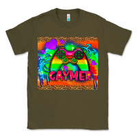 Army Green lgbtq gaymer and gender symbol tumbler Classic Tee - HRA Design Shop
