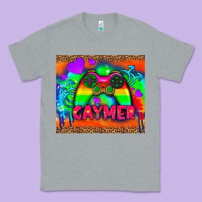 Lgbtq Gaymer And Gender Symbol Tumbler Classic Tee Designed By Hra Design Shop