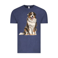 Vintage Denim Australian shepherd Vintage Tee - RanaPortraitStore