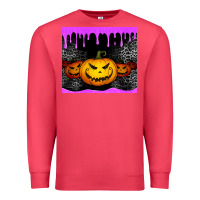 Cardinal halloween jack o'lantern dripping glitter tumbler Premium Sweatshirt - Jasminsmagicworld