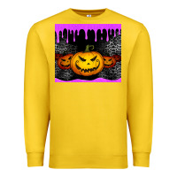 Lemon halloween jack o'lantern dripping glitter tumbler Premium Sweatshirt - Jasminsmagicworld