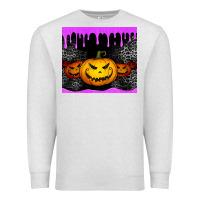 Oatmeal Heather halloween jack o'lantern dripping glitter tumbler Premium Sweatshirt - Jasminsmagicworld