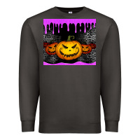 Smoke halloween jack o'lantern dripping glitter tumbler Premium Sweatshirt - Jasminsmagicworld